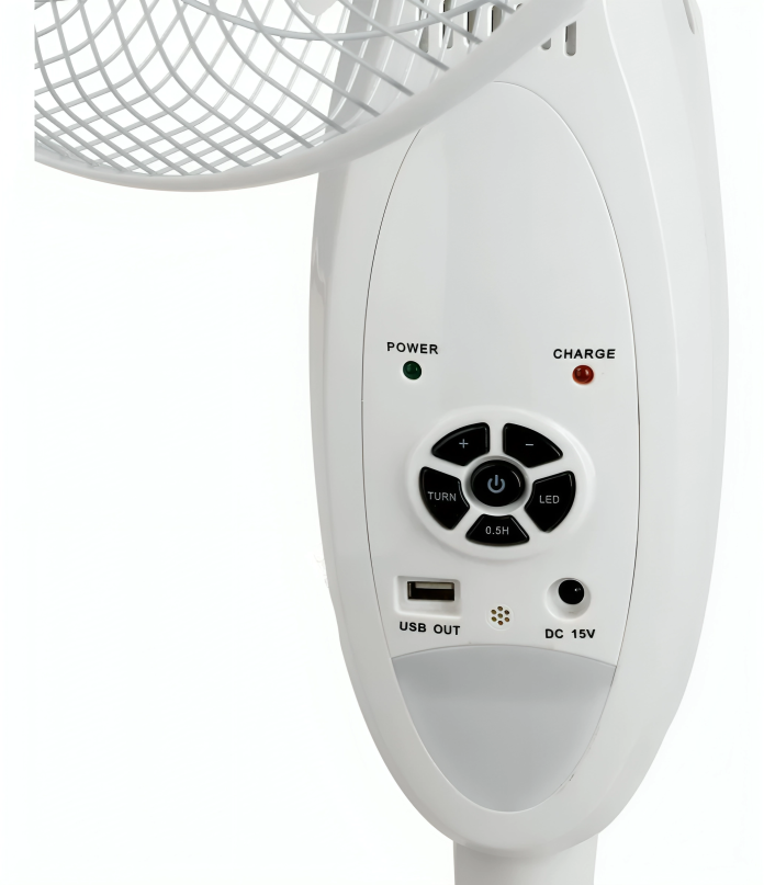 VENTILADOR RECARGABLE PREMIUM FORCE PLUS 18" RS-1188 / COD.024317