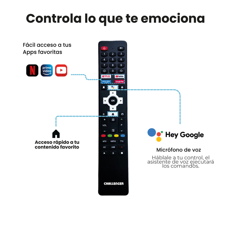 TV 50" SMART CHALLENGER 50TCL / COD.019086