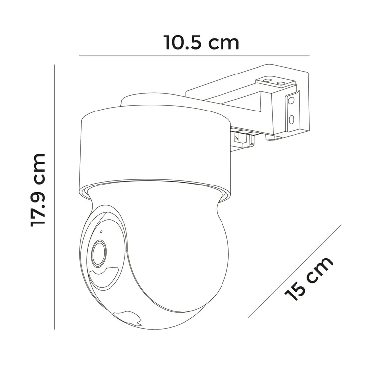 CAMARA ROTATIVA EXTERIOR KALLEY 360°