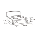 ESTUFA ABBA ST400-1 GN / COD.018711