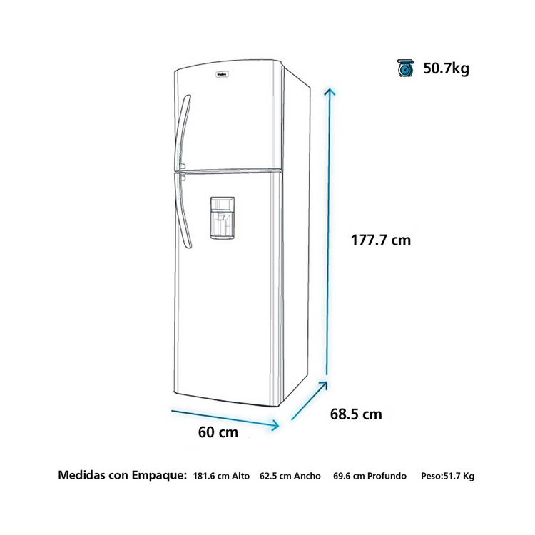 NEV FROST MABE 320LT DOS PUERTA / COD.018722
