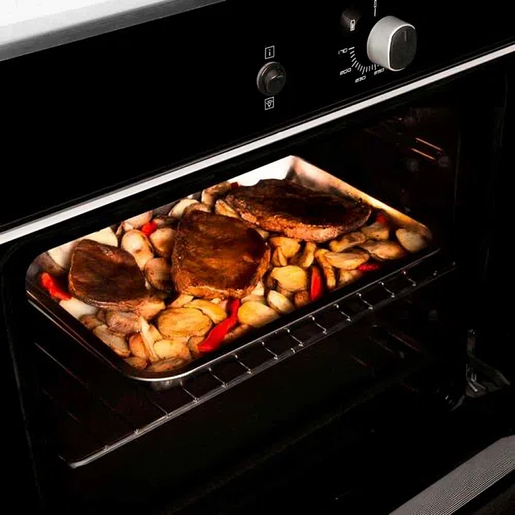 HORNO INOX DE EMPOTRAR A GAS GRATINADO 10010608 / COD.018395