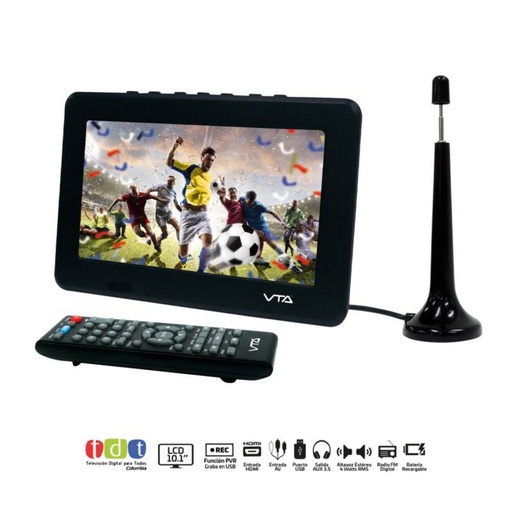 [019008] TV 7" HD PORTATIL RECARGABLE / COD.019008