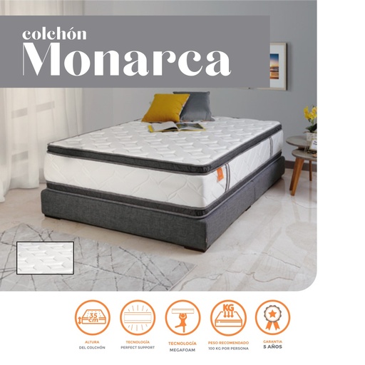 [020454] COLCHON MONARCA 2X2X35 ESPUMADOS/COD.020454