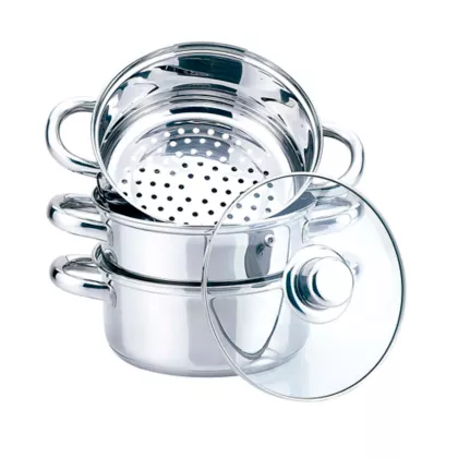 [024004] OLLA VAPORERA ACERO INOXIDABLE HOME / COD.024004