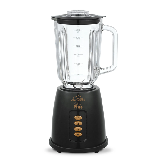 [024184] LICUADORA HOME ELEMENTS VASO VIDRIO 450 WATS