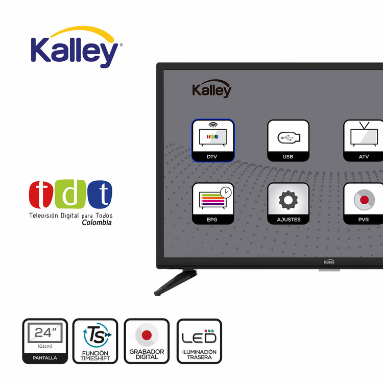TV 24" KALLEY RE K-TV24HD / COD.019061
