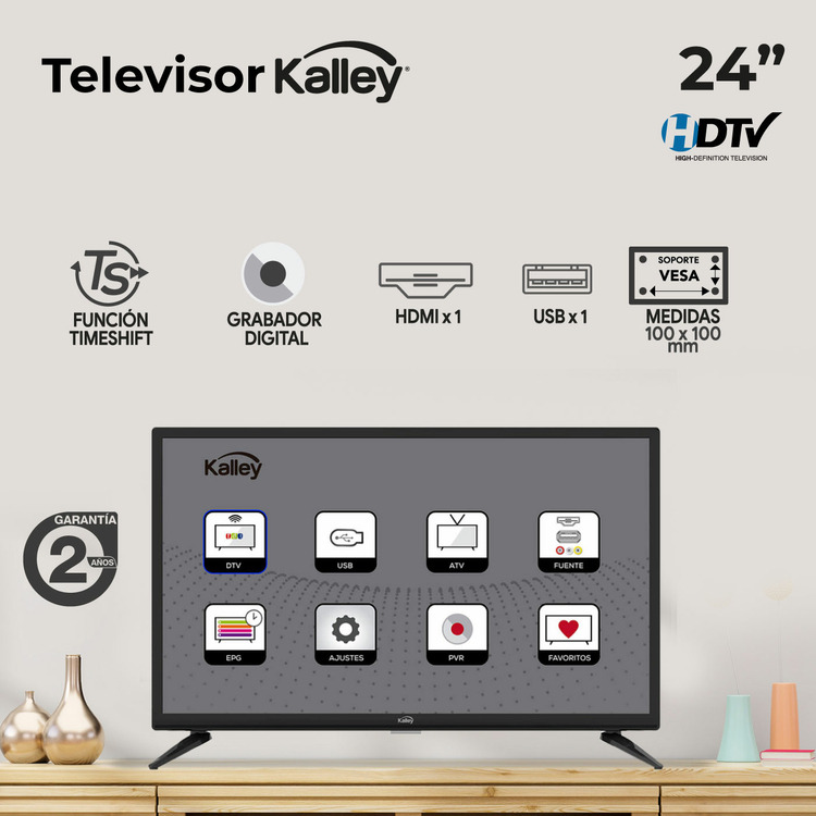 TV 24" KALLEY RE K-TV24HD / COD.019061