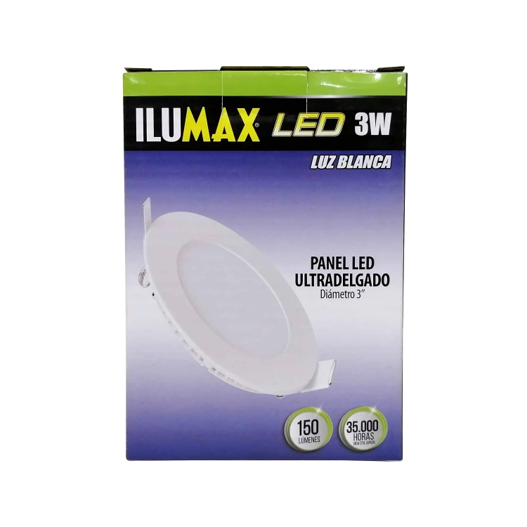 PANEL LED REDO 3W ILUMAX