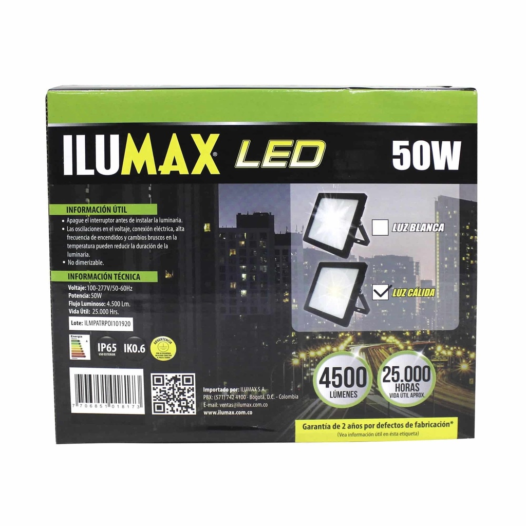 REFLECTOR LED 50W ILUMAX LB25000H