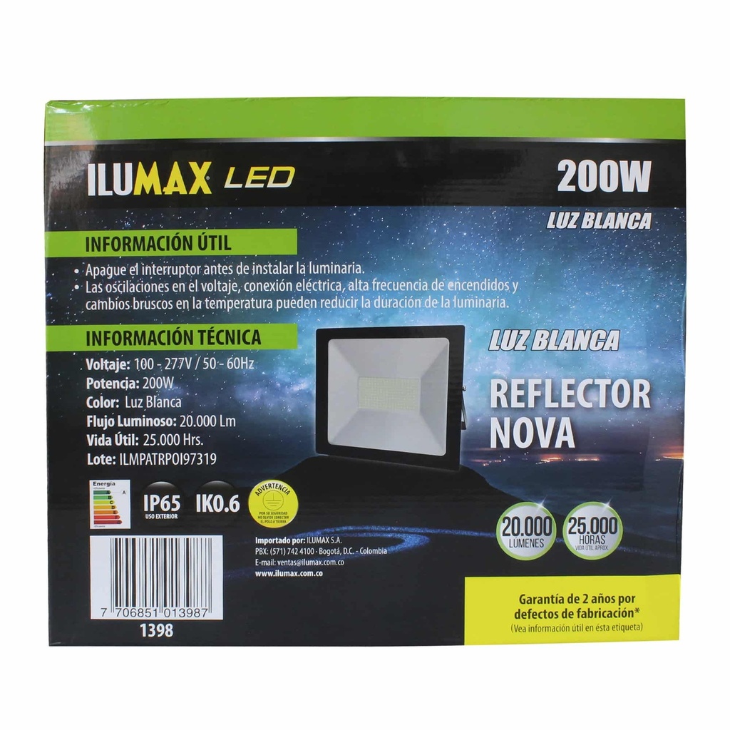 REFLECTOR LED 200W ILUMAX 1398