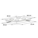 CUBIERTA ABBA CG401-3N E GN INOX