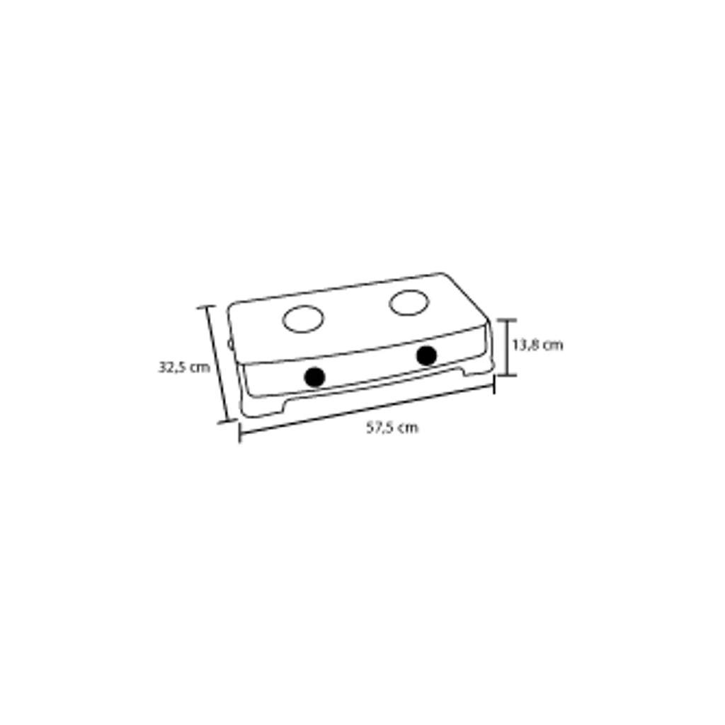 COCINETA HACEB 2 PTS G/P 9000690 / COD.018125