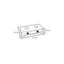 COCINETA HACEB 2 PTS G/P 9000690 / COD.018125
