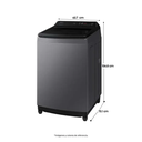 LAVADORA SAMSUNG 17KG GRIS REF WA17CG6441B / COD.809135