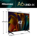 TV HISENSE  43" SMART TV / COD.875655