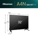 TV HISENSE 32" SMART TV / COD.025880
