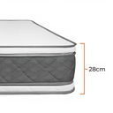 COL POWER TITANIUM PEDIC JAC 100X190X28 / COD.021124
