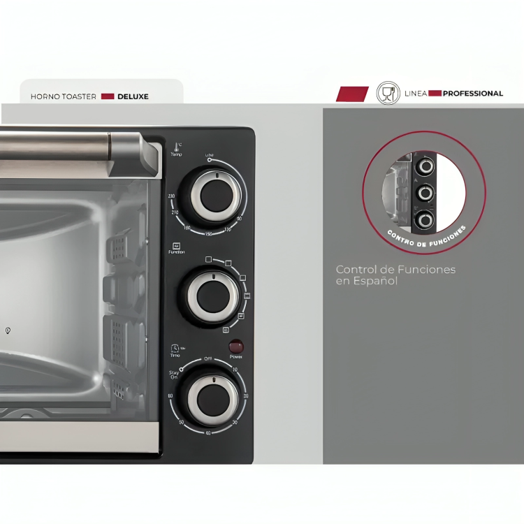 HORNO PROFESIONAL TOASTER DELUXE 32 LTS / COD.018754