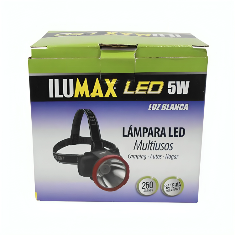 LAMPARA LED 5W NEGRO ILUMAX / COD.202418