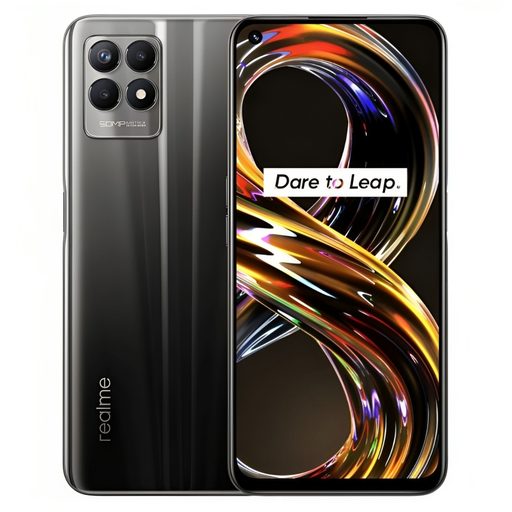 [027458] CELULAR REALME 8 4 +128GB NEGRO / COD.027458
