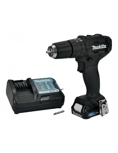 [601051] TALADRO PERCUTOR 3/8 CXT 12V +1 BAT 1.5 AH Y CARGADOR NEGRO / COD.601051