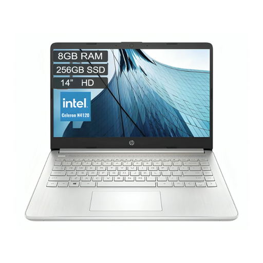 [018988] PORTÁTIL HP 14 DQ0520LA 256SSD+8GB CELERON N4120 / COD.018988